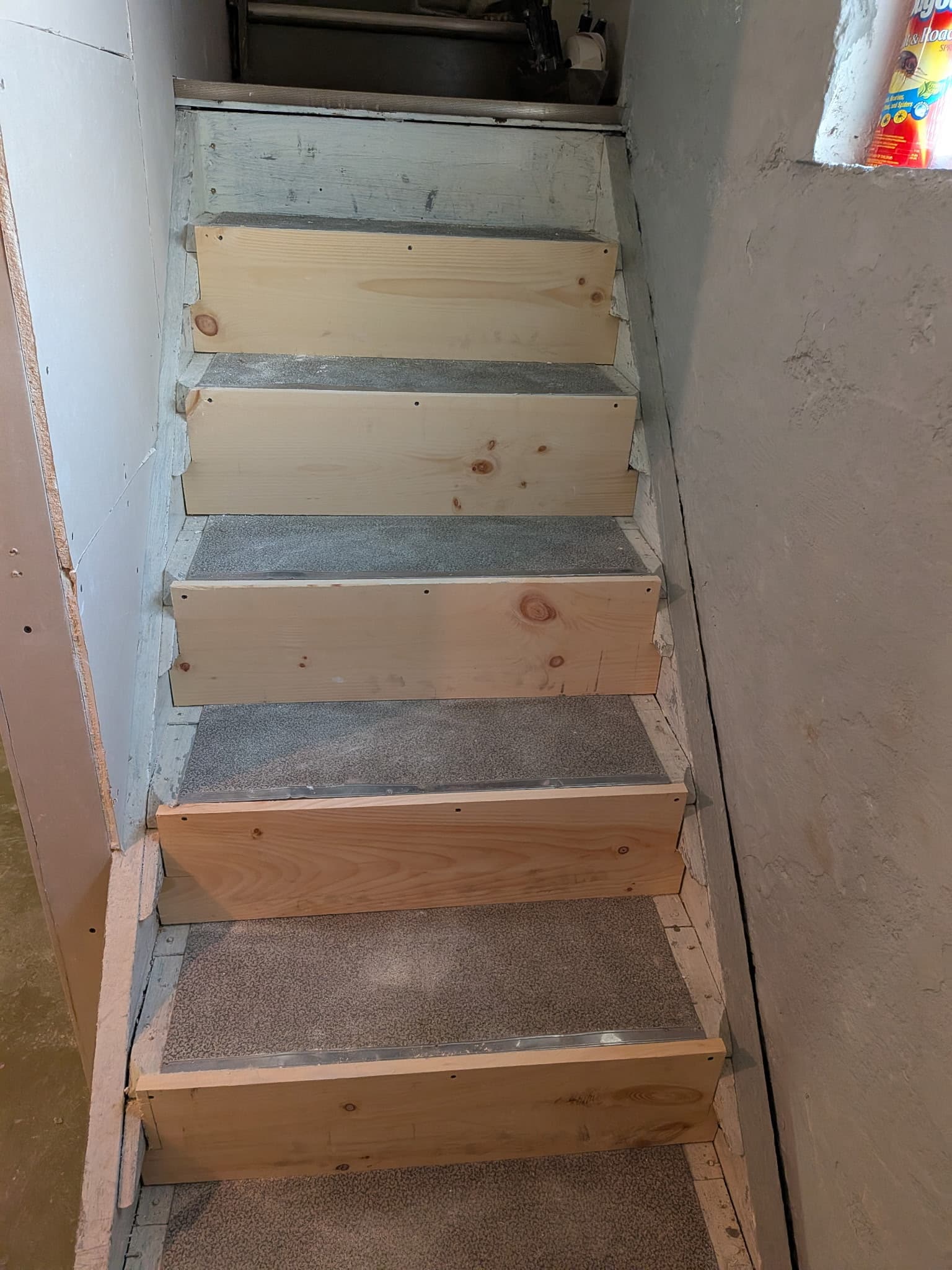 Completed carpentry project by Ryan's Rapid Repairs in Dayton, OH