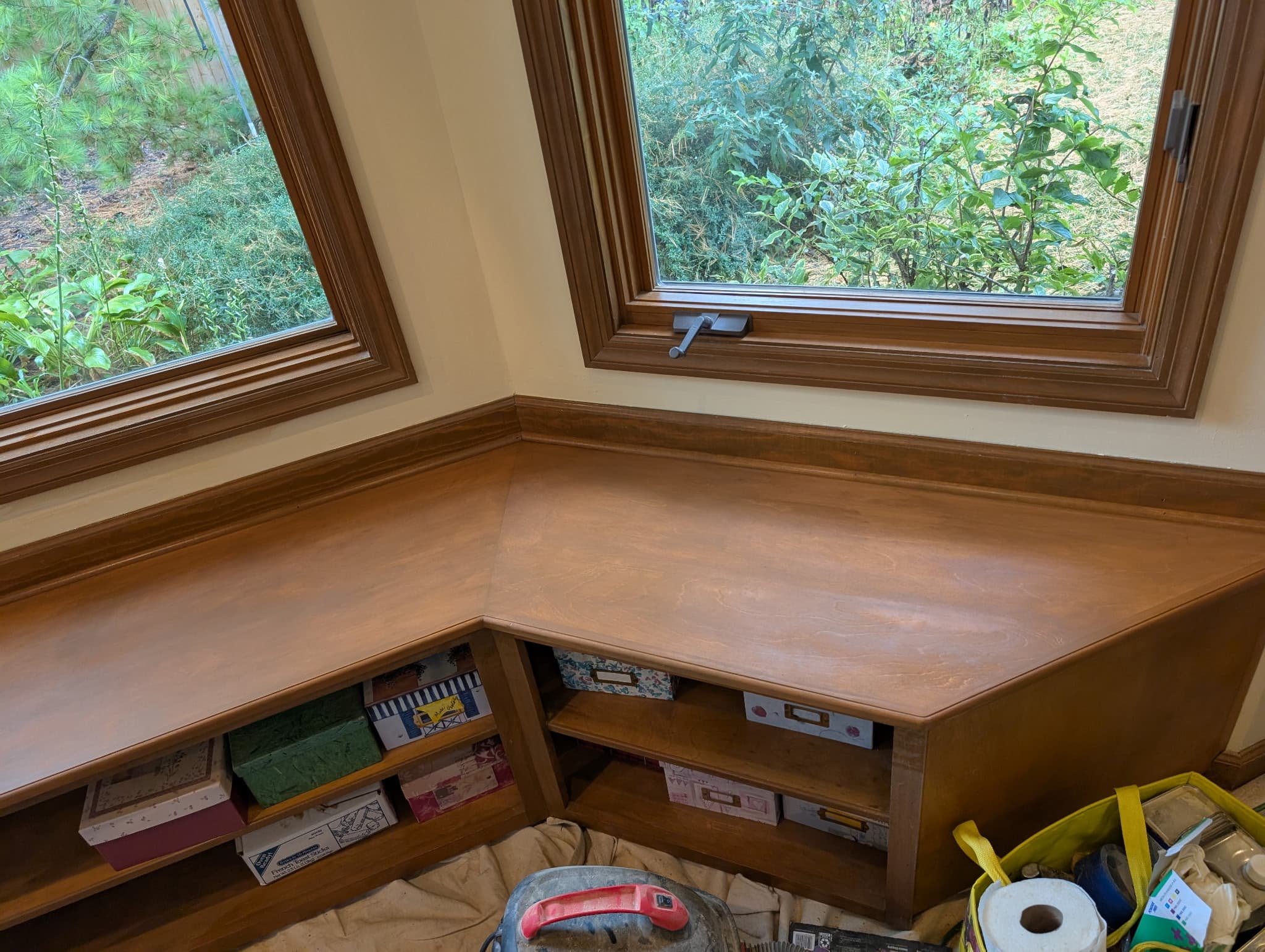 Completed carpentry project by Ryan's Rapid Repairs in Dayton, OH